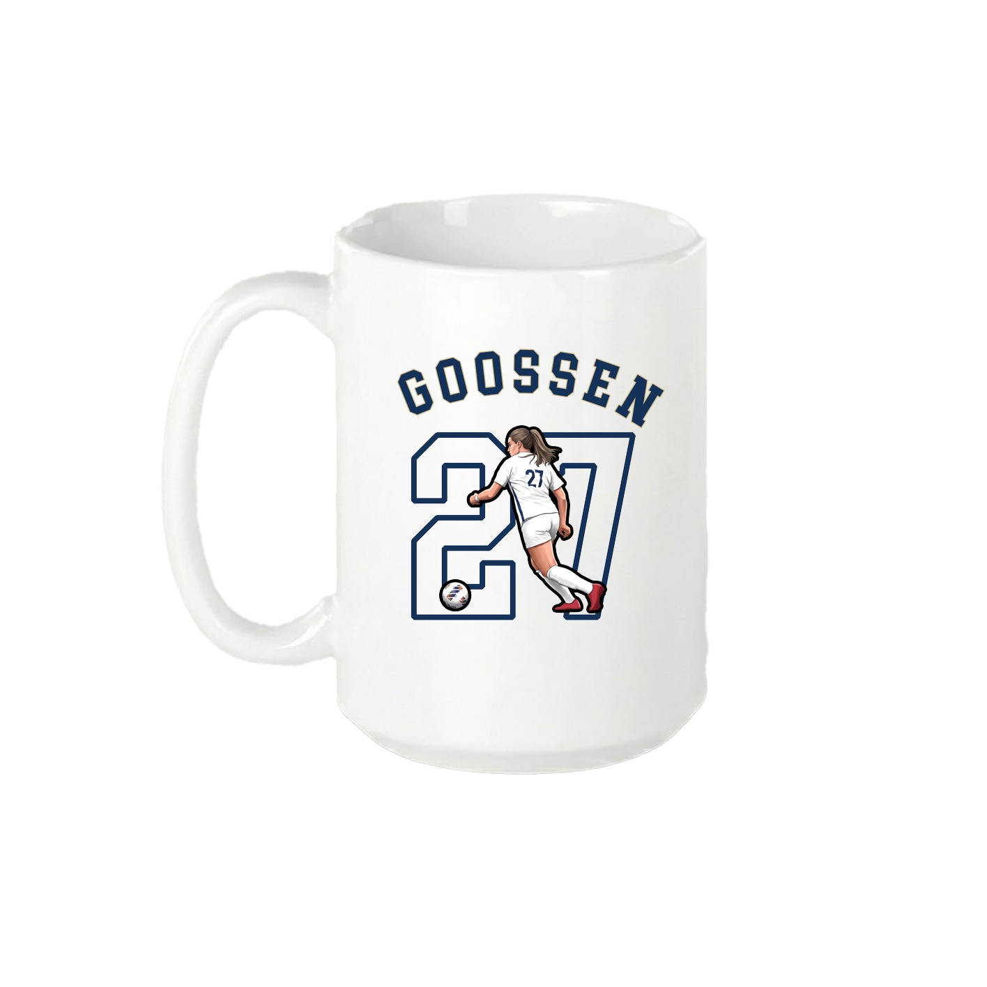 15oz Coffee Mug — Shirsey Arch in White
