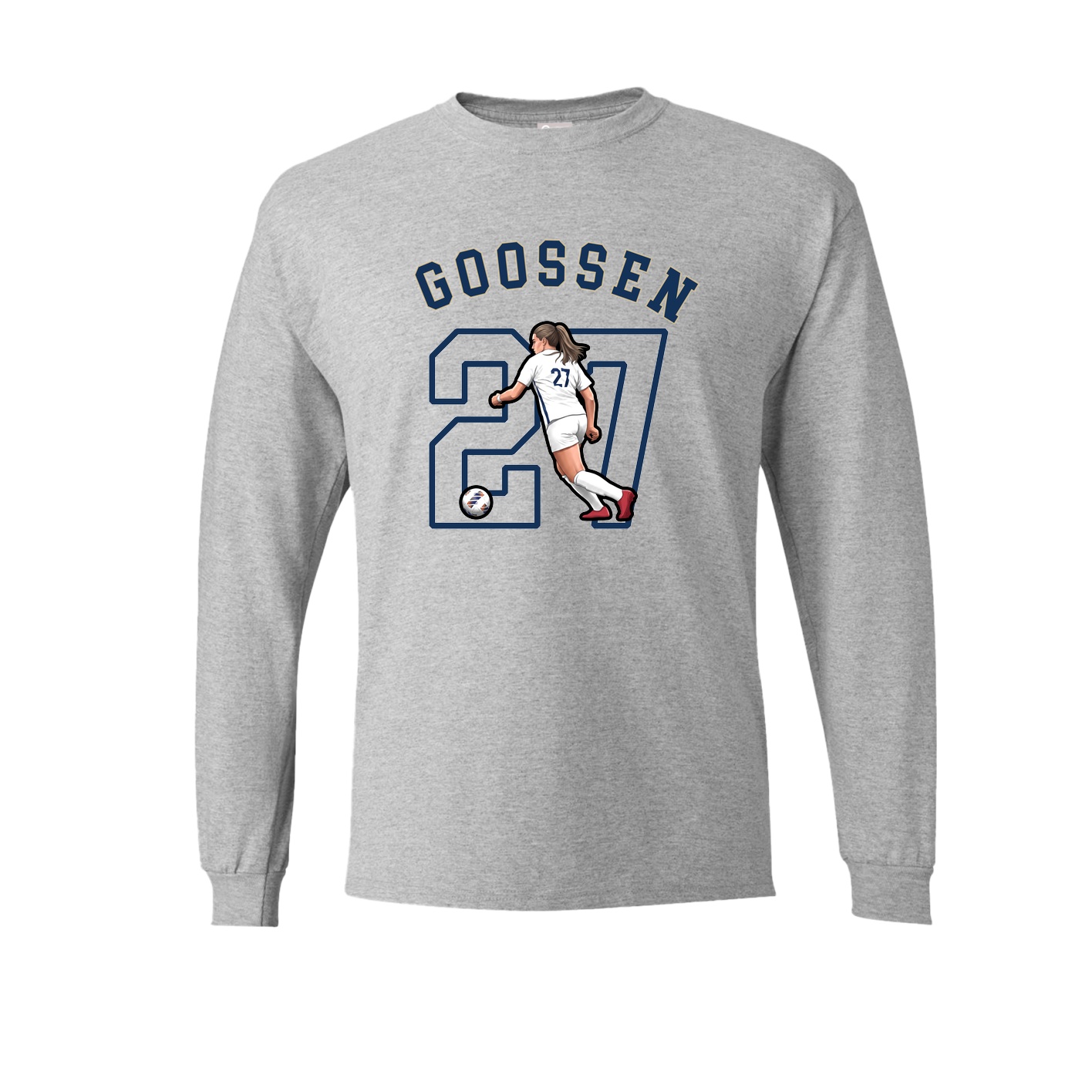 Long Sleeve Tee — Shirsey Arch in Grey