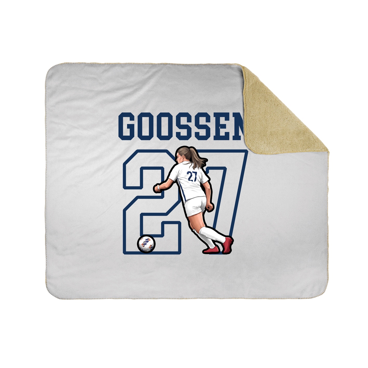 Throw Blanket — Shirsey in White