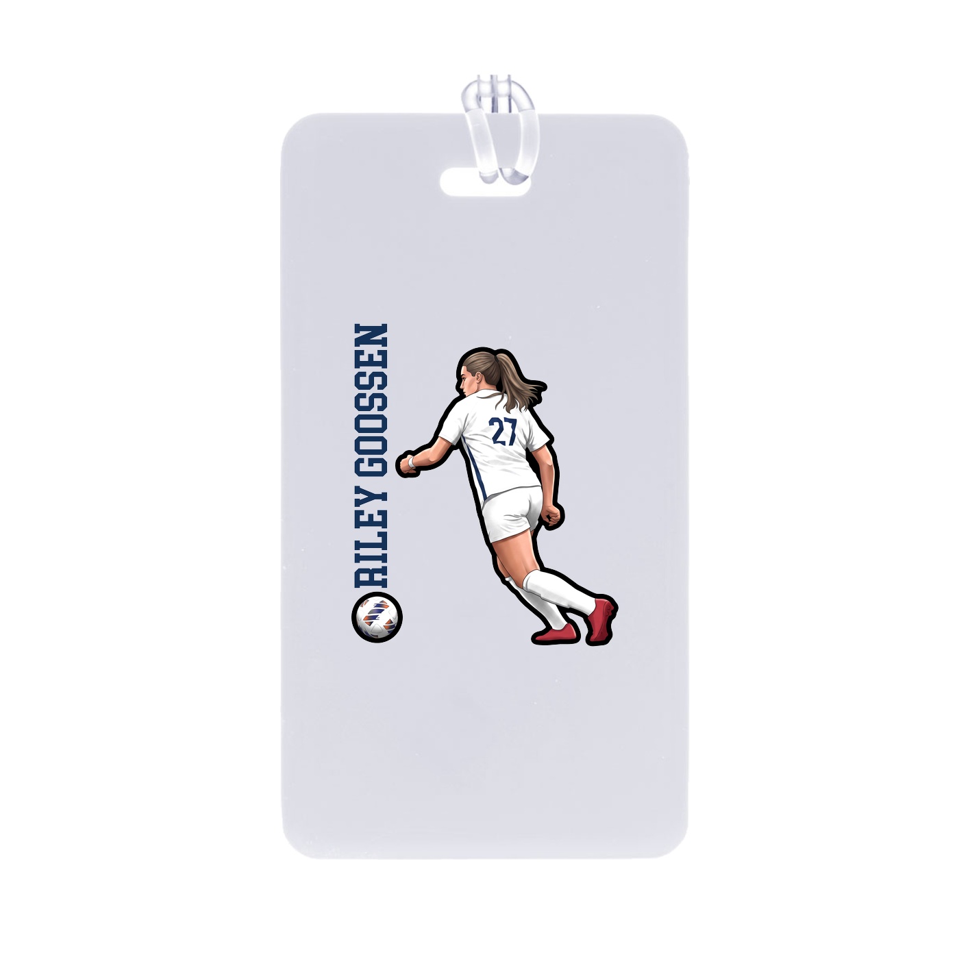 Bag Tag — Name Vertical in Classic