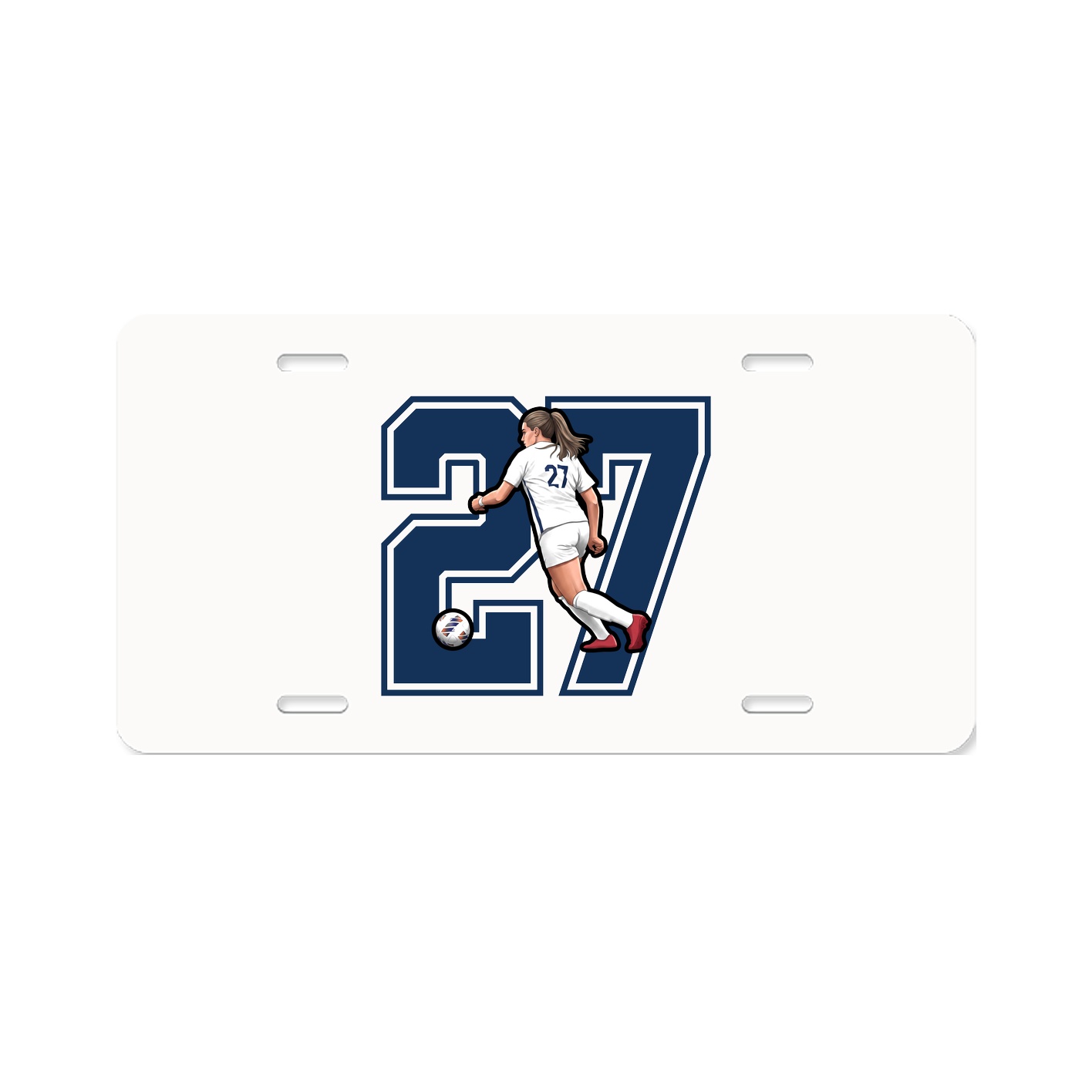 License Plate — Number in Classic