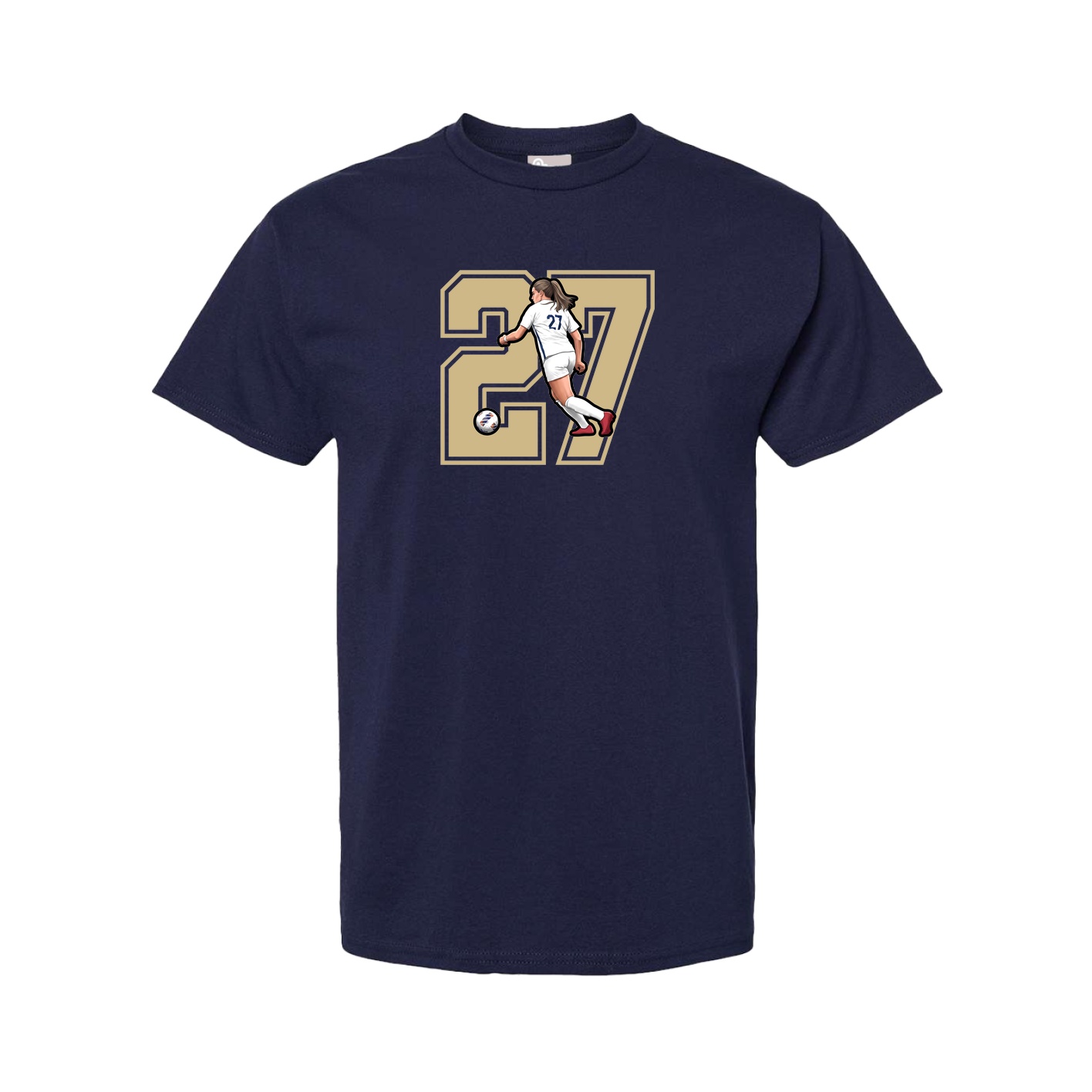 Tee — Number in Navy