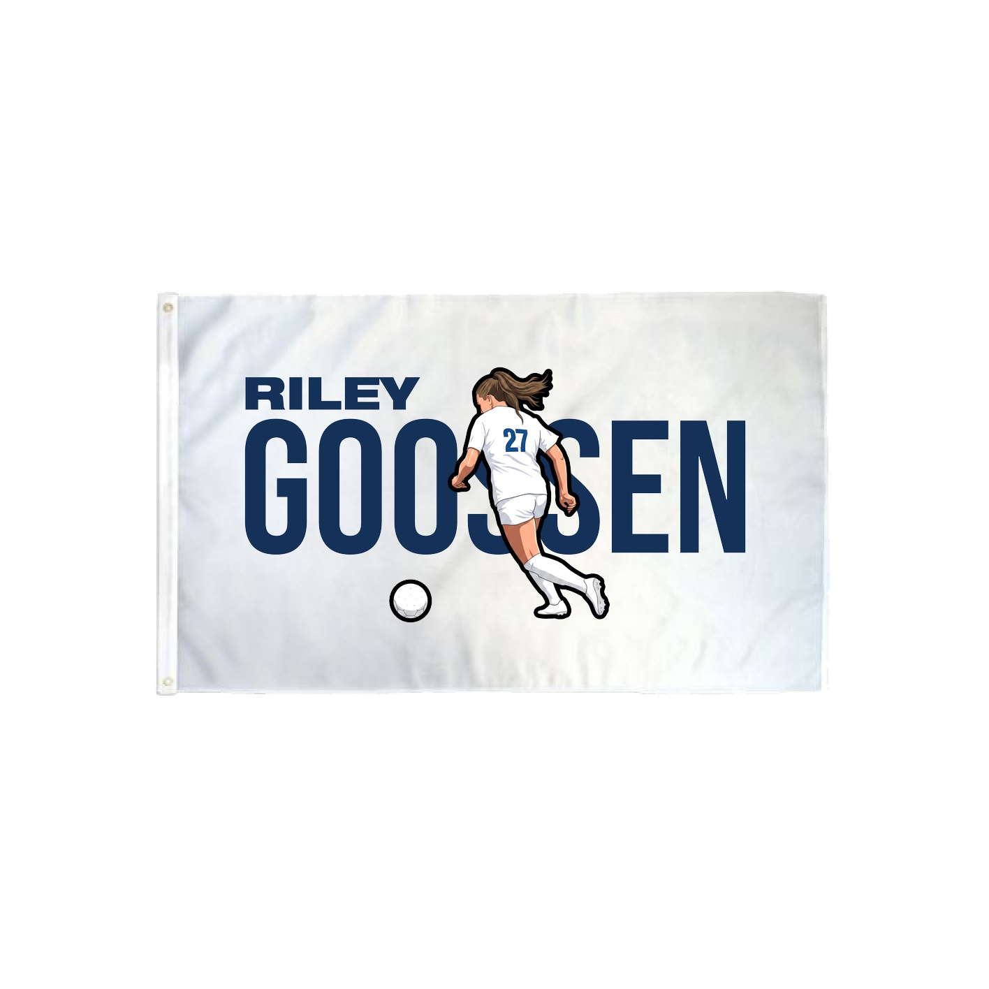 3x5 Flag — Player Name in Classic