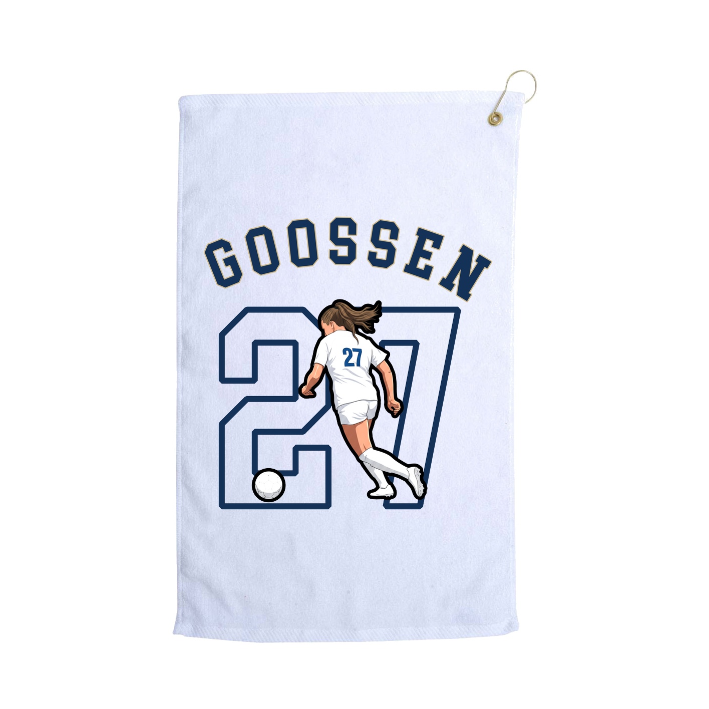 Golf Towel — Shirsey Arch in White