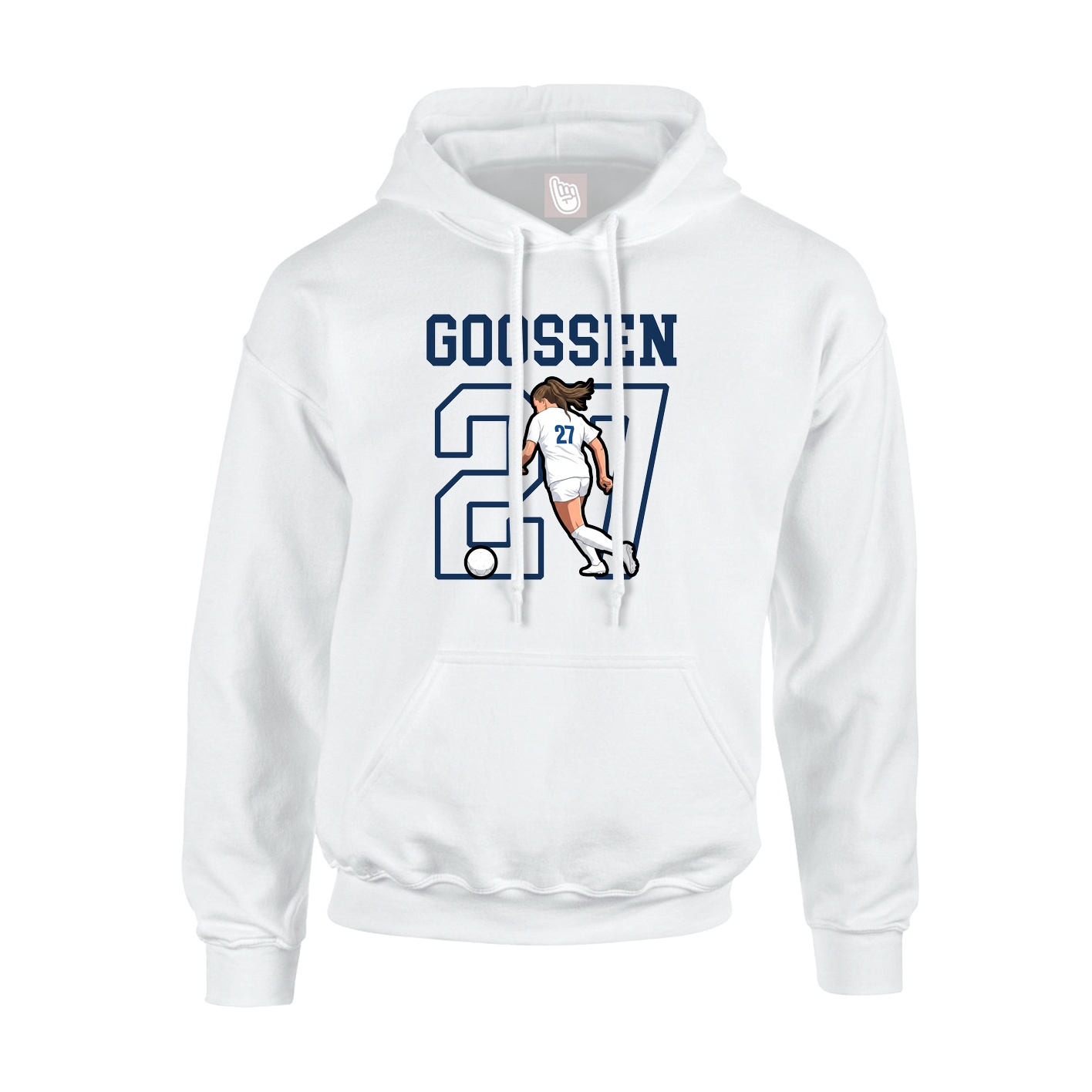 Youth Hoodie — Shirsey in White