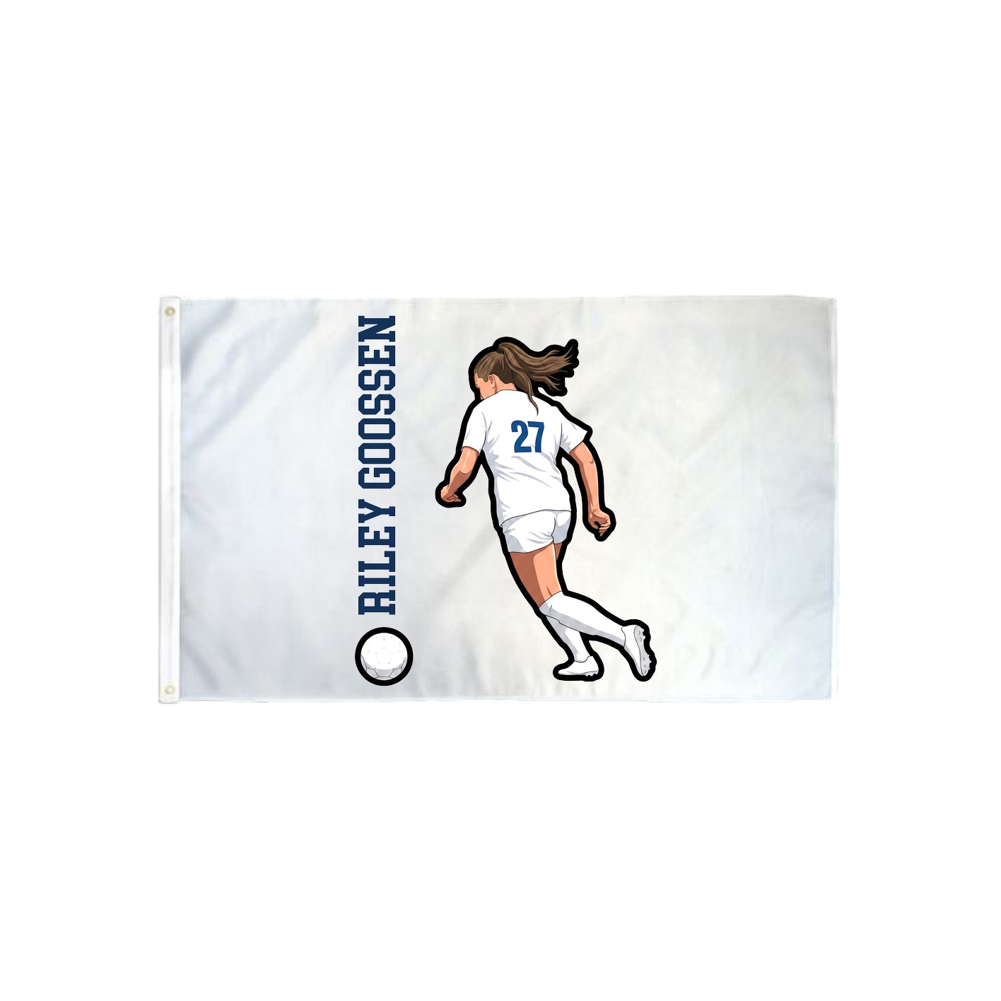 3x5 Flag — Name Vertical in Classic
