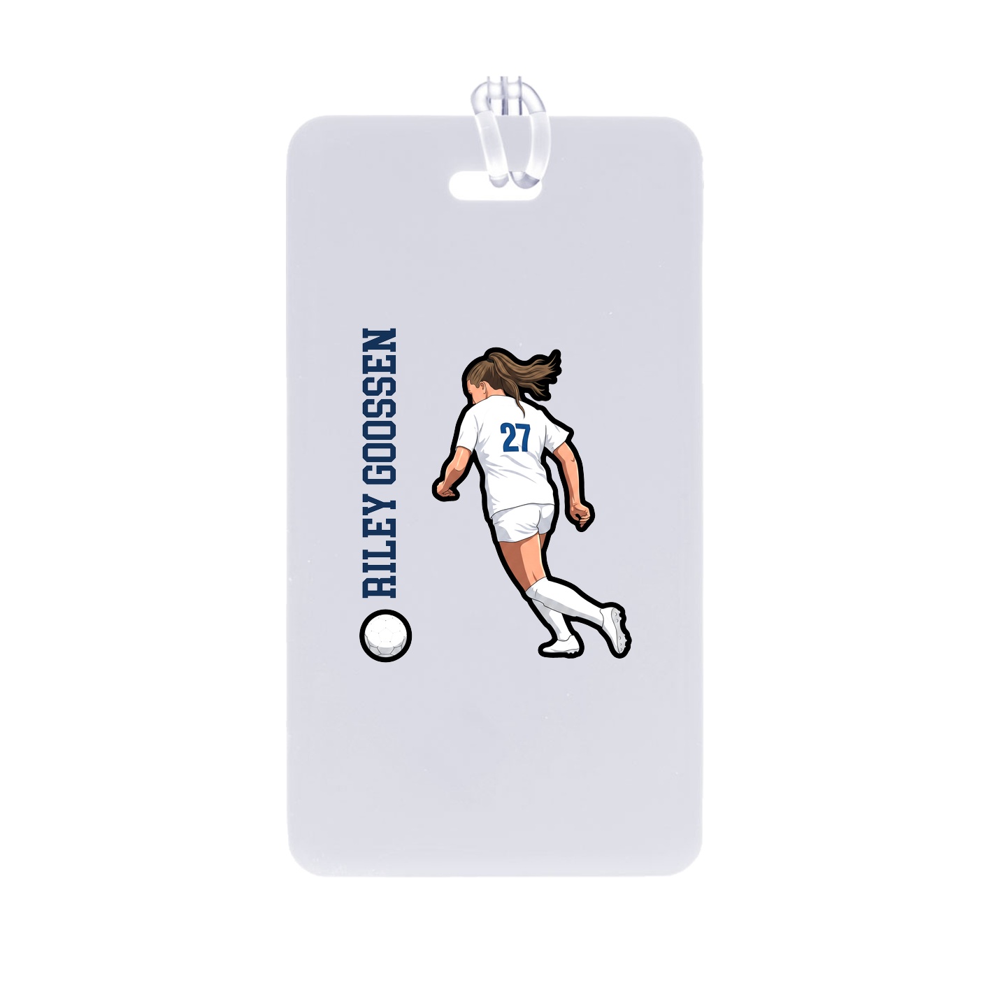 Bag Tag — Name Vertical in Classic