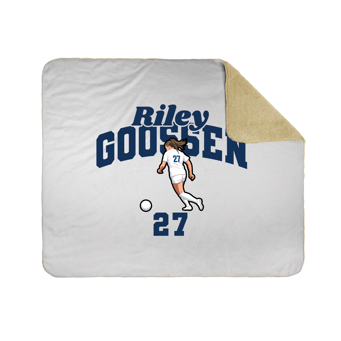 Throw Blanket — Signature Arch in White