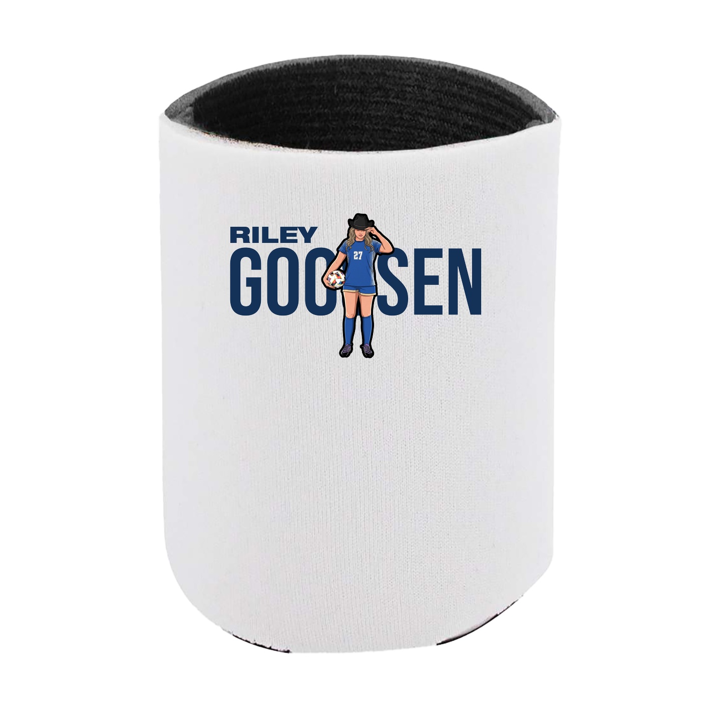Can Holder — Player Name in White