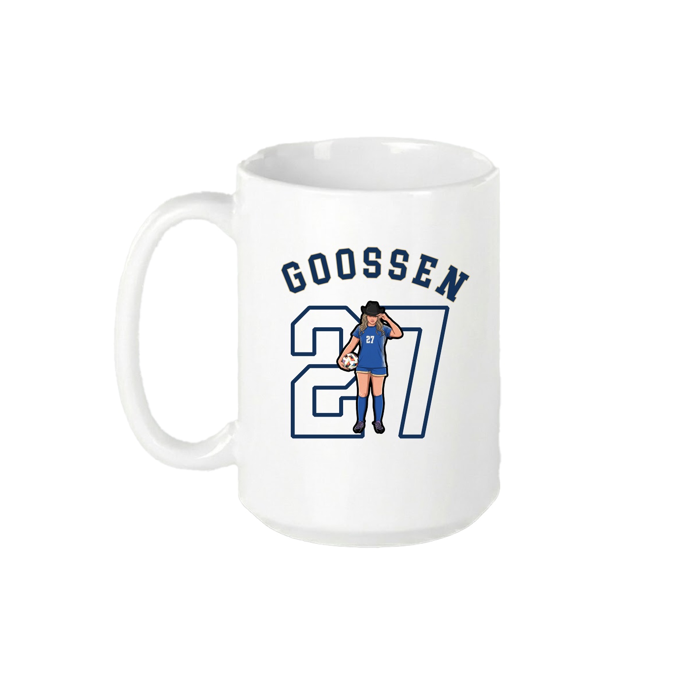 15oz Coffee Mug — Shirsey Arch in White