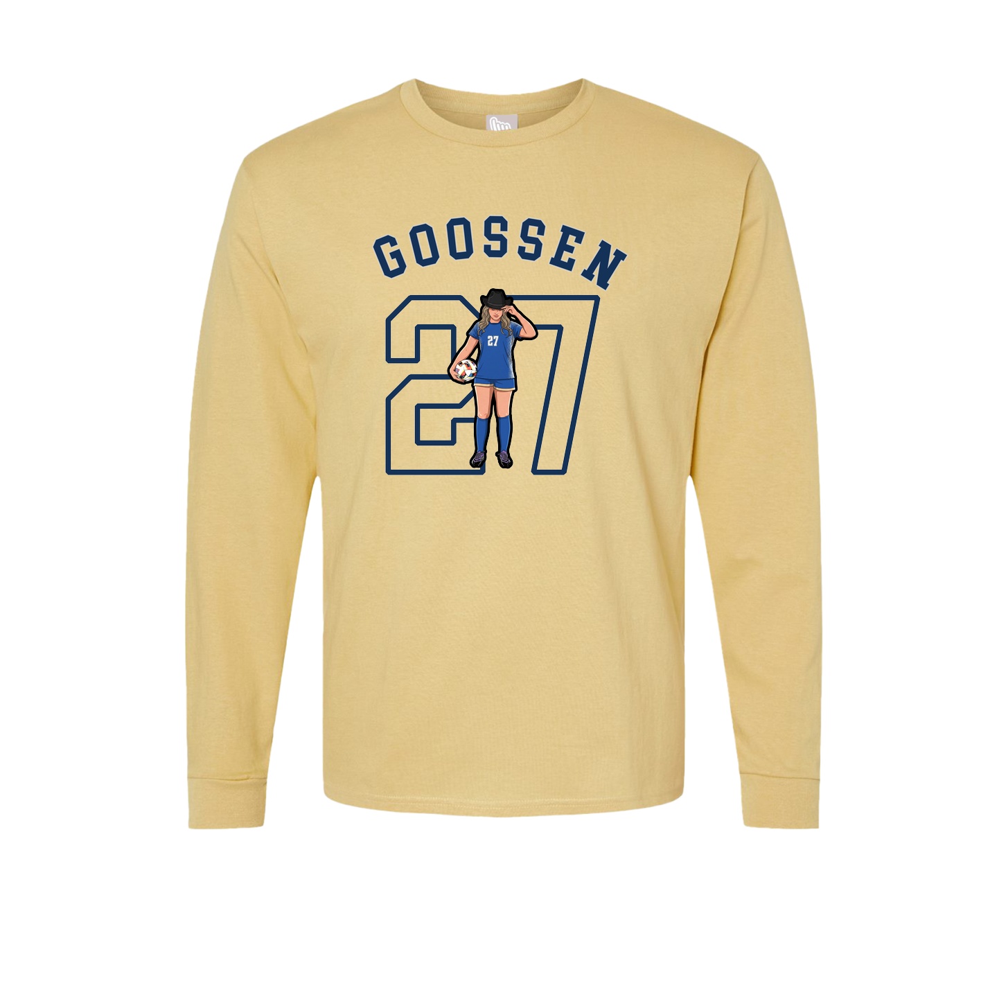 Long Sleeve Tee — Shirsey Arch in Vegas Gold