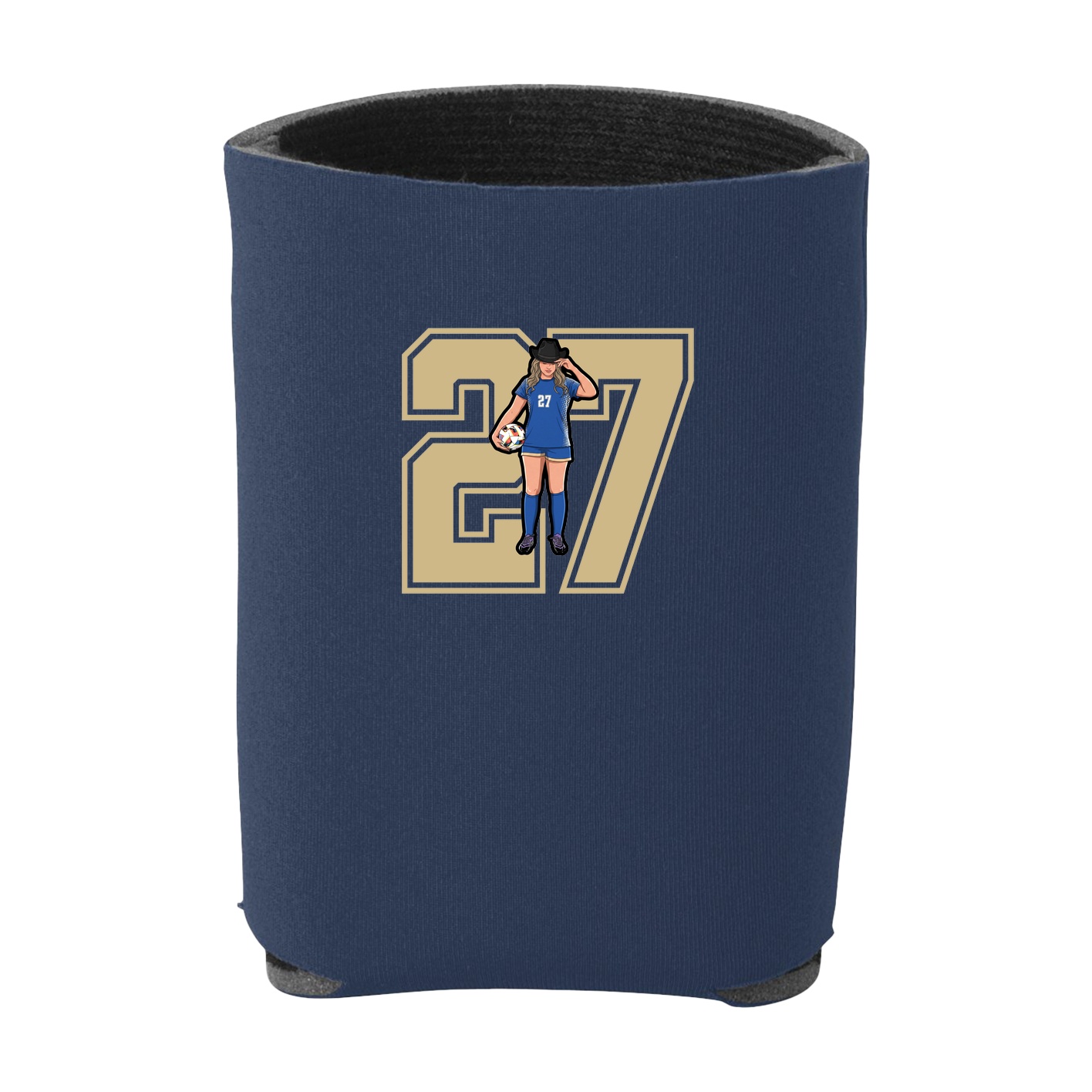 Can Holder — Number in Navy