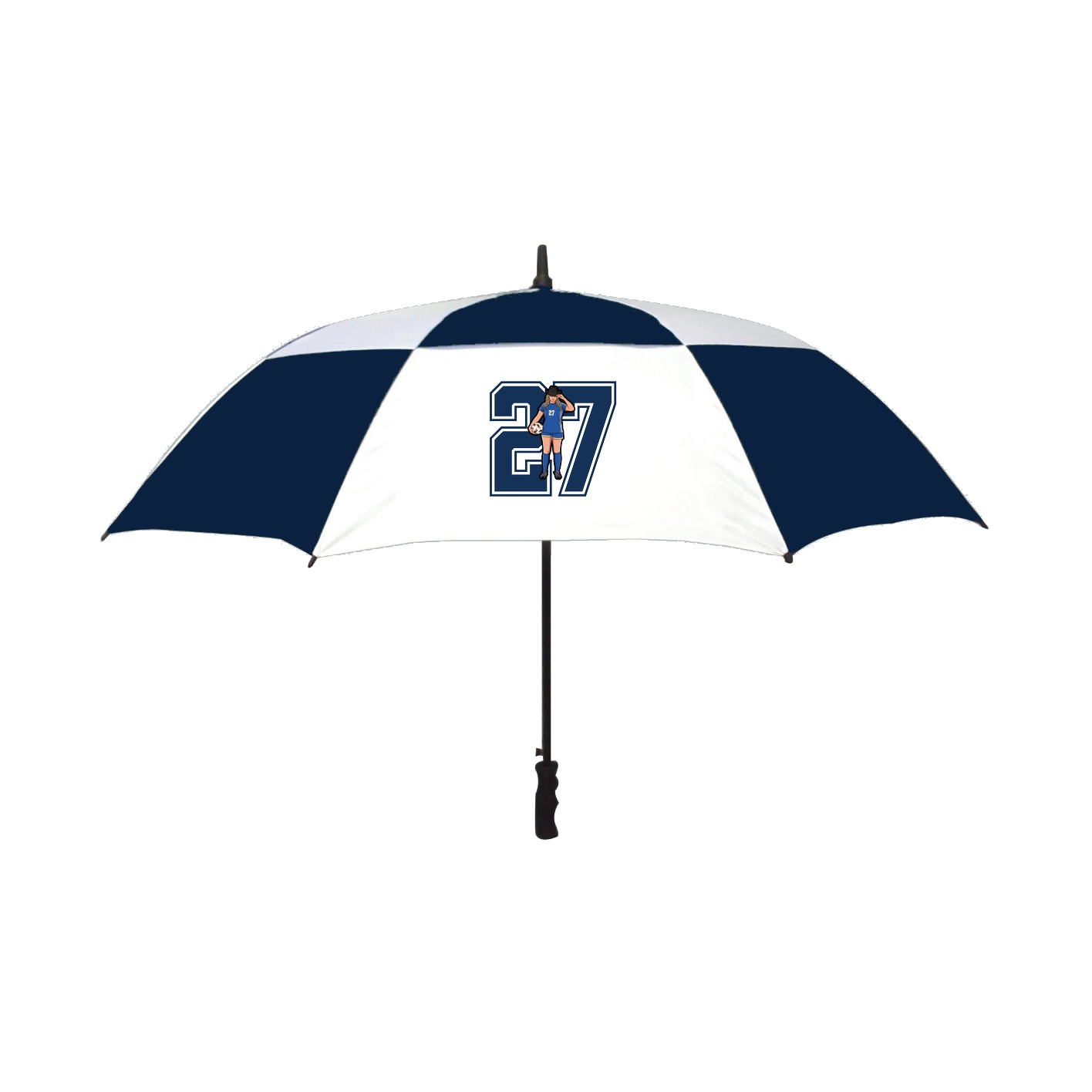 Golf Umbrella — Number in Navy