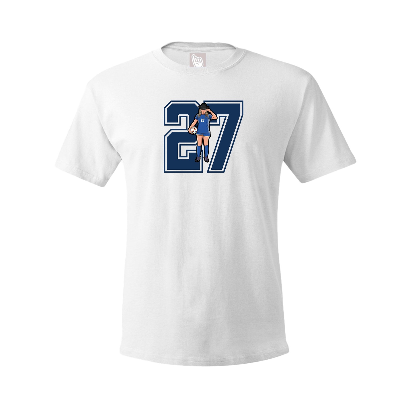 Tee — Number in White