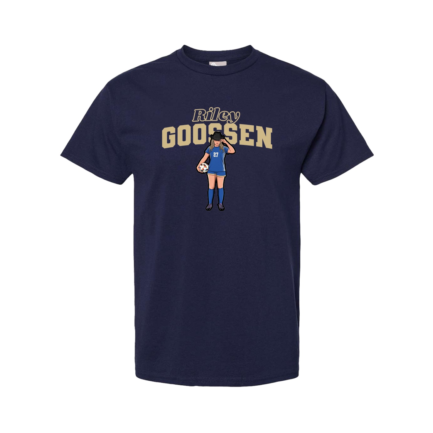 Tee — Name Arch in Navy