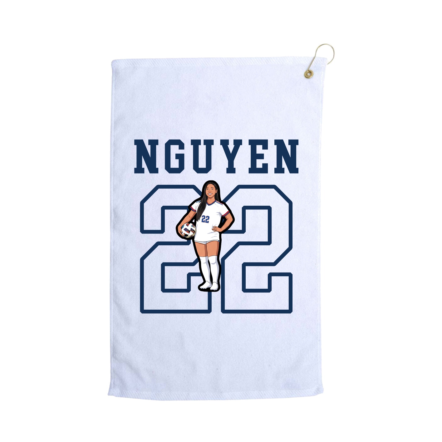 Golf Towel — Shirsey in White