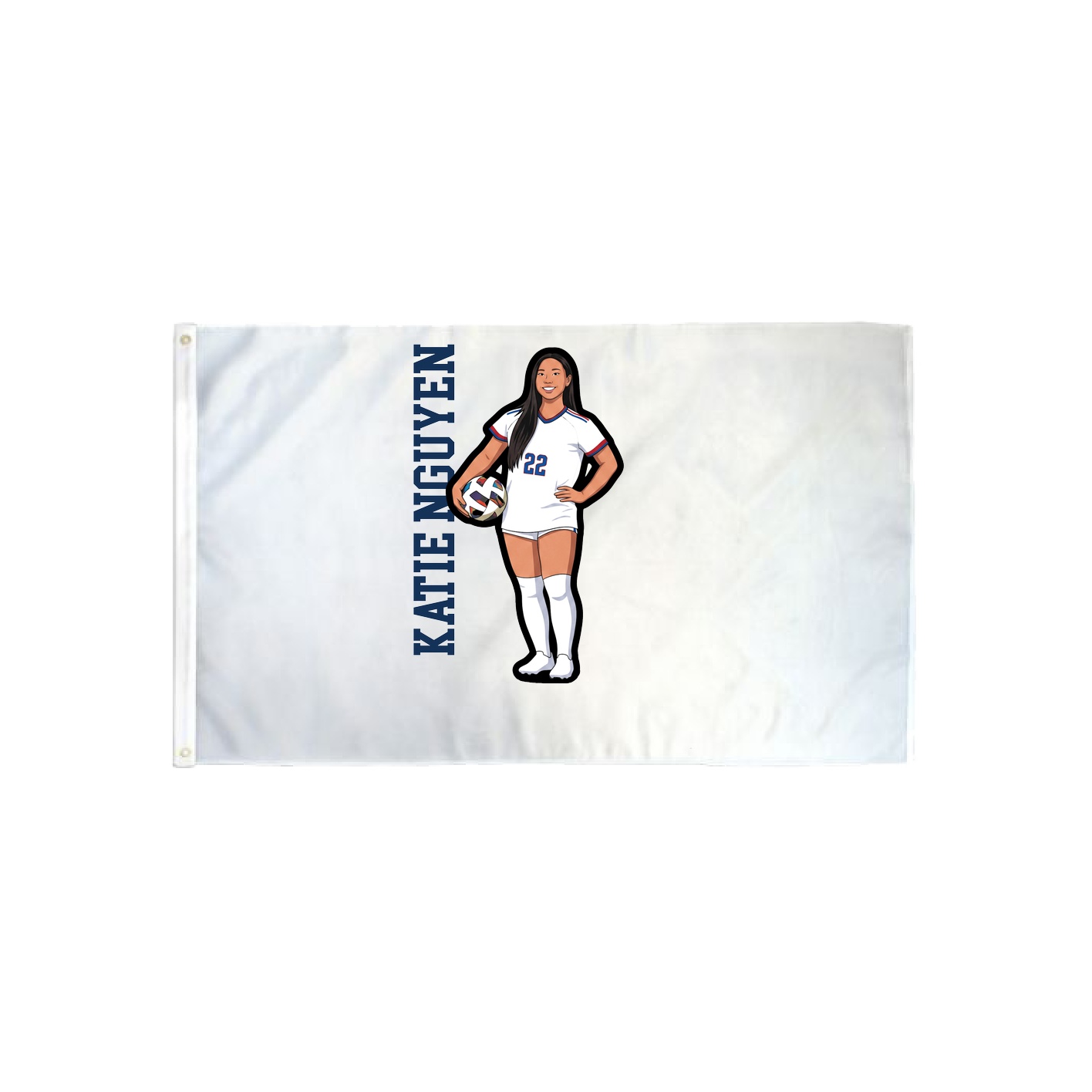 3x5 Flag — Name Vertical in Classic