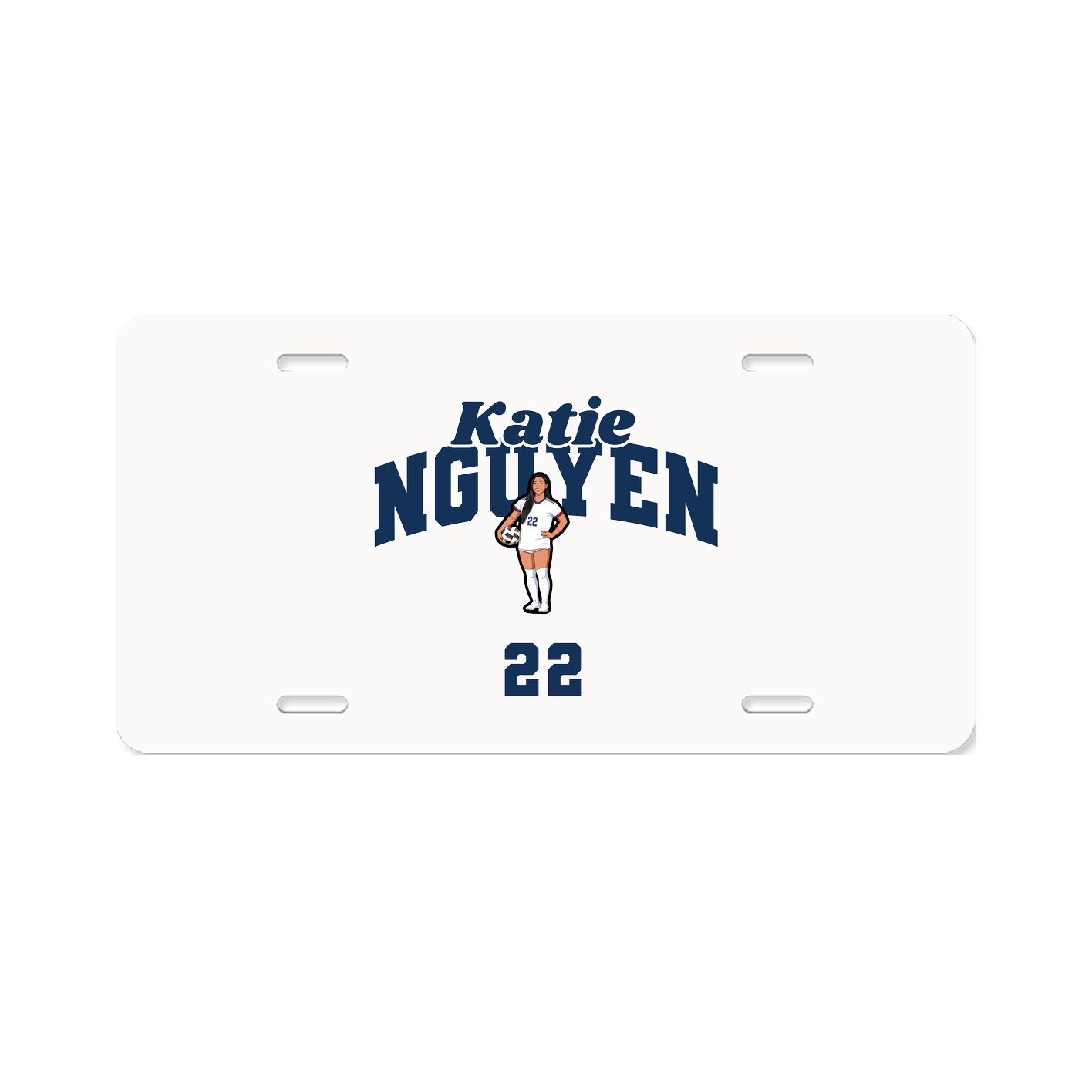 License Plate — Signature Arch in Classic
