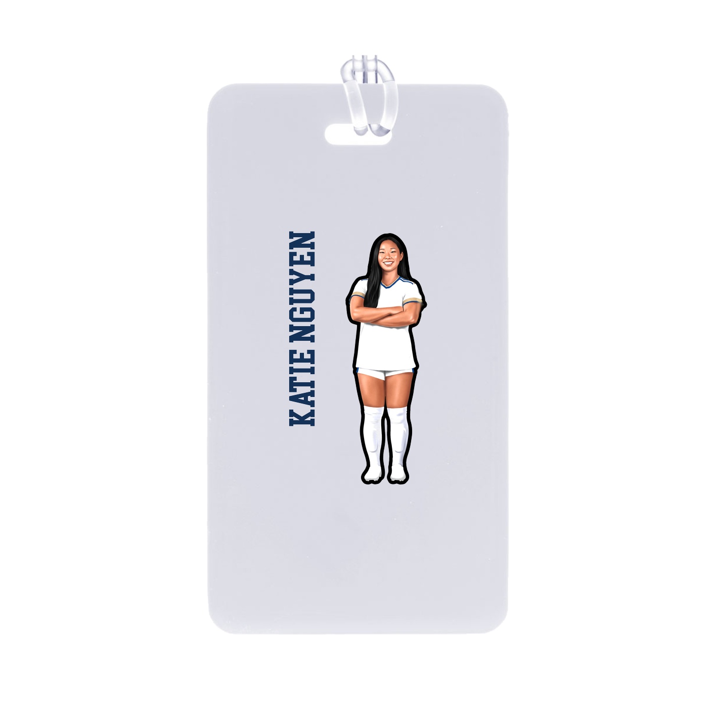 Bag Tag — Name Vertical in Classic