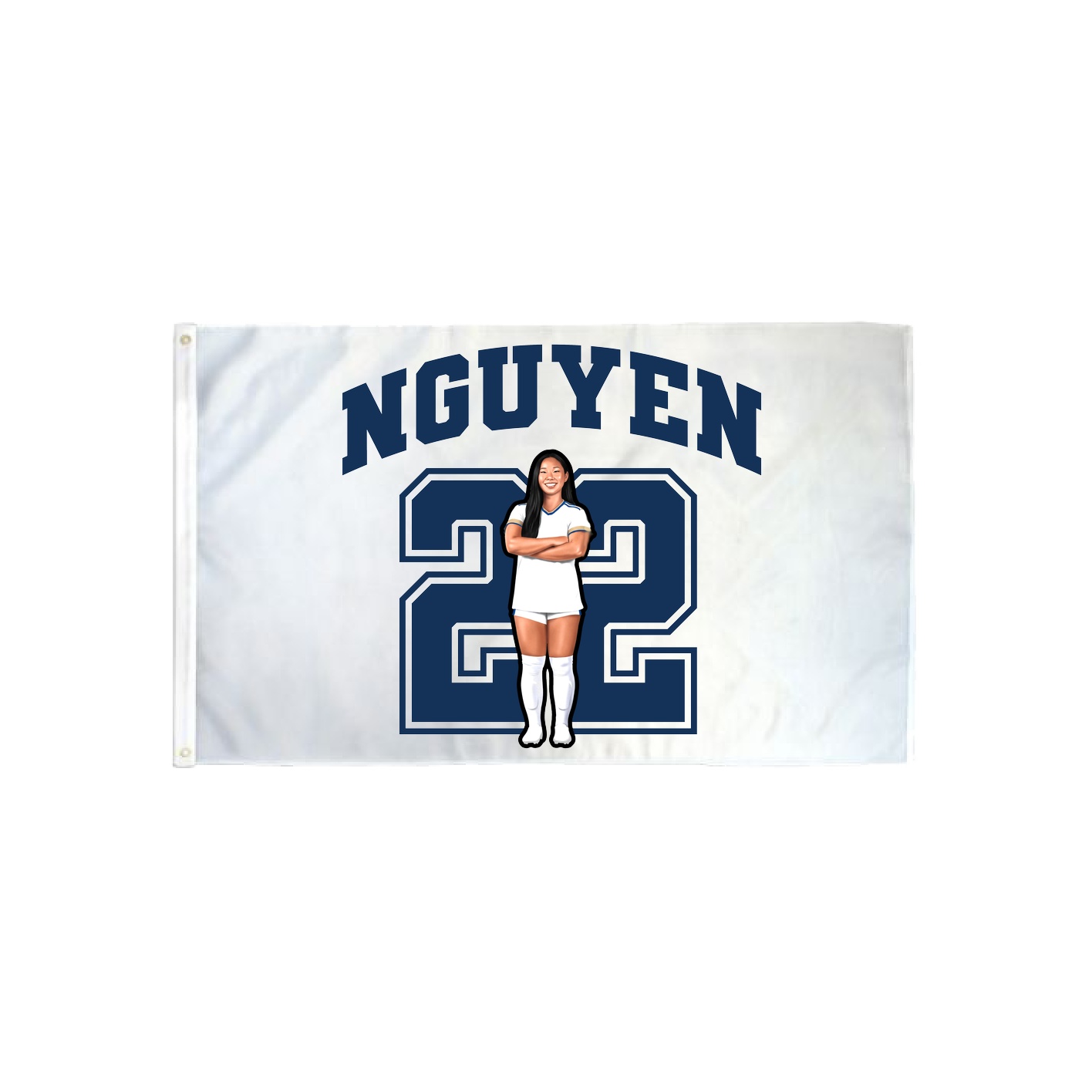 3x5 Flag — Number in Classic