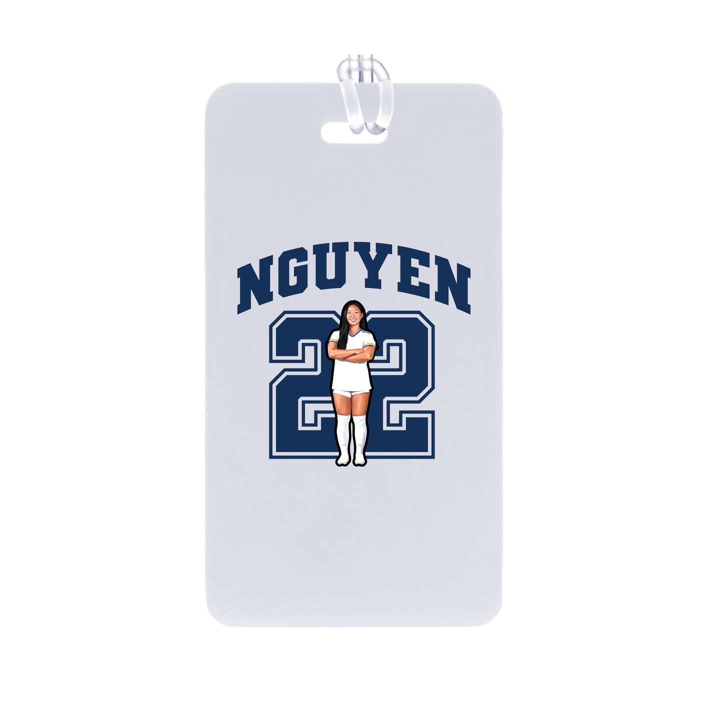 Bag Tag — Number in Classic