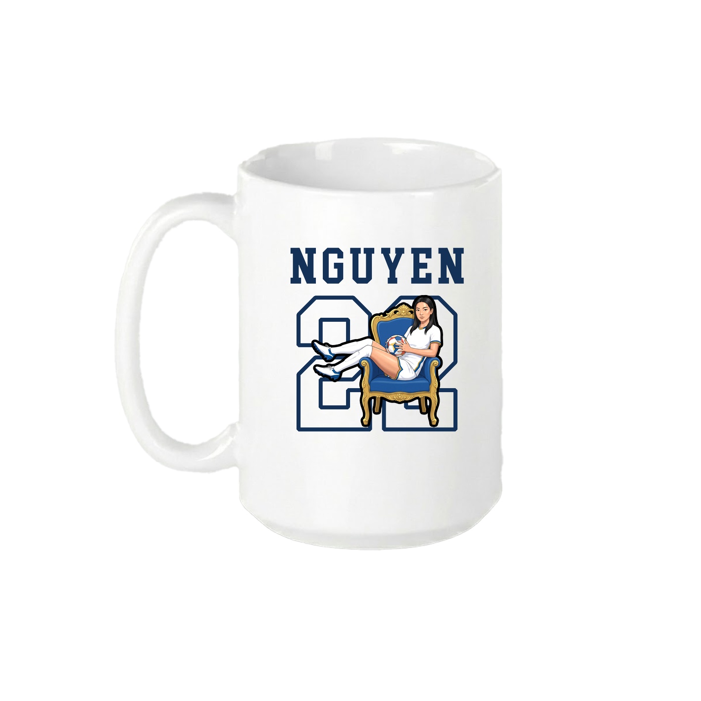 15oz Coffee Mug — Shirsey in White