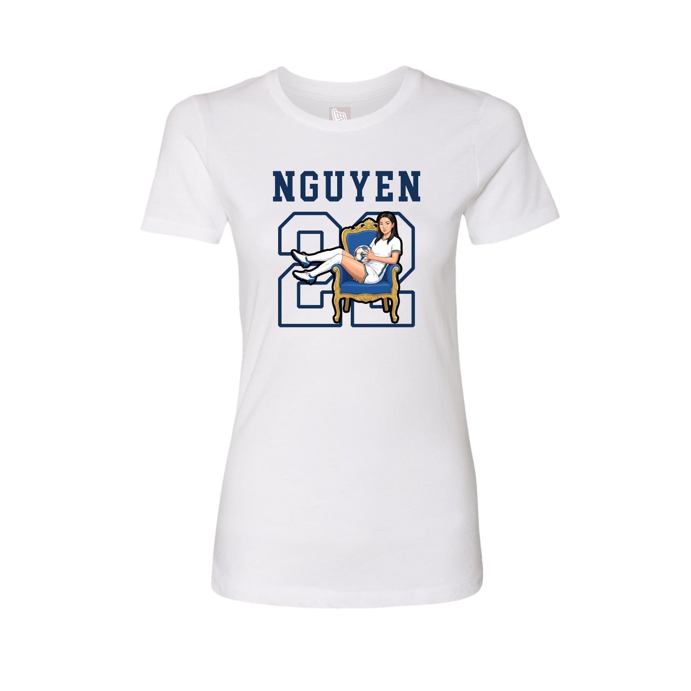Fitted Women's Tee — Shirsey in White