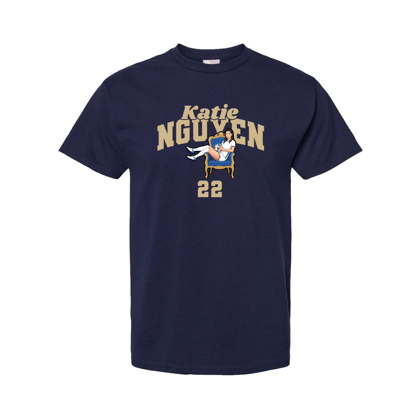 Tee — Signature Arch in Navy