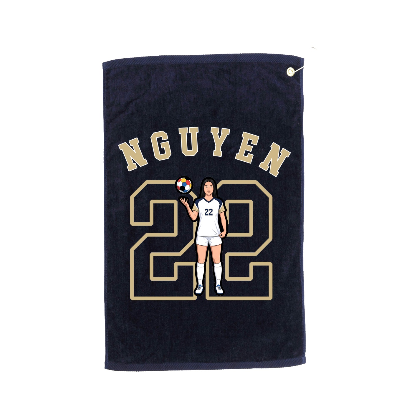 Golf Towel — Shirsey Arch in Navy