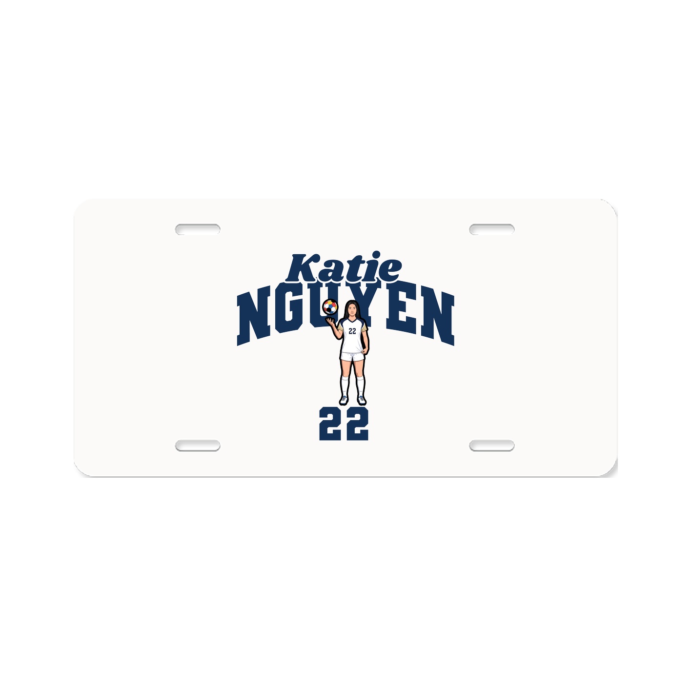 License Plate — Signature Arch in Classic