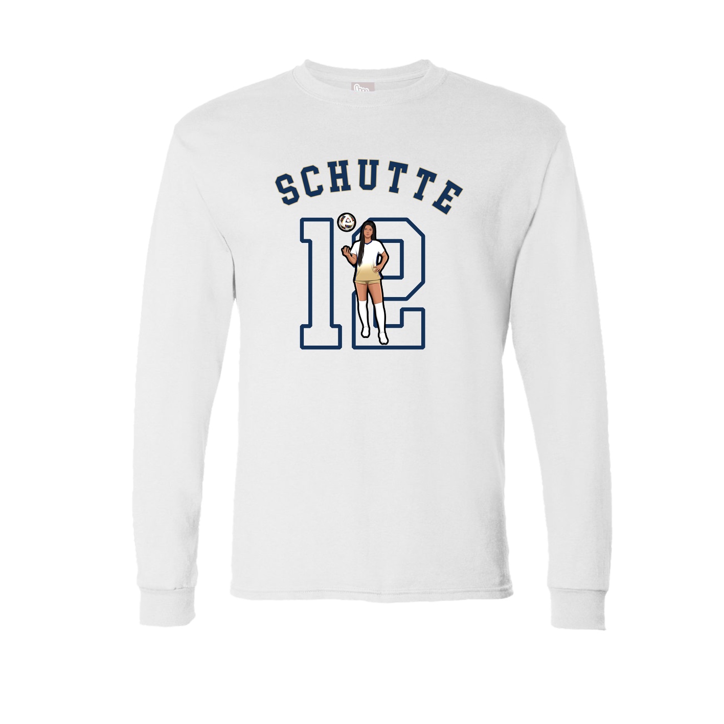 Long Sleeve Tee — Shirsey Arch in White