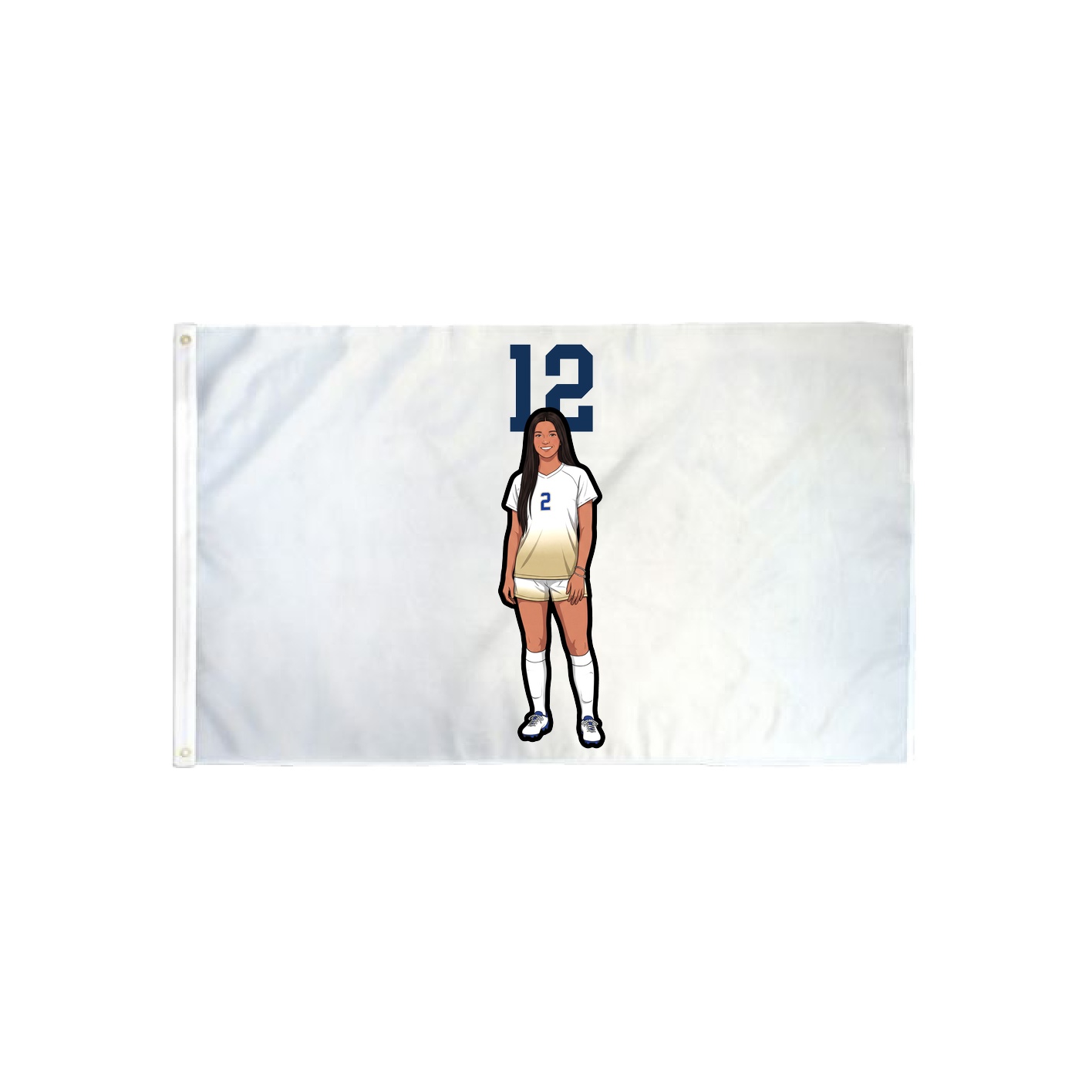 3x5 Flag — Number Top in Classic