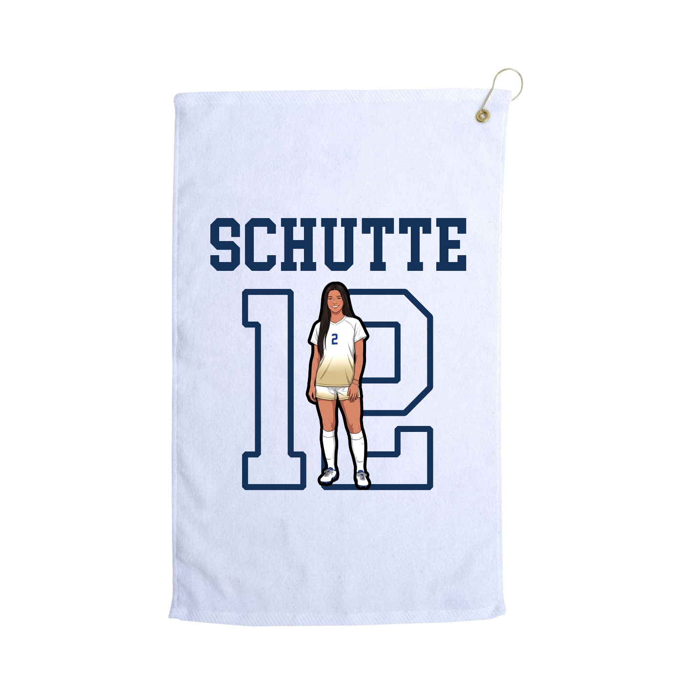 Golf Towel — Shirsey in White