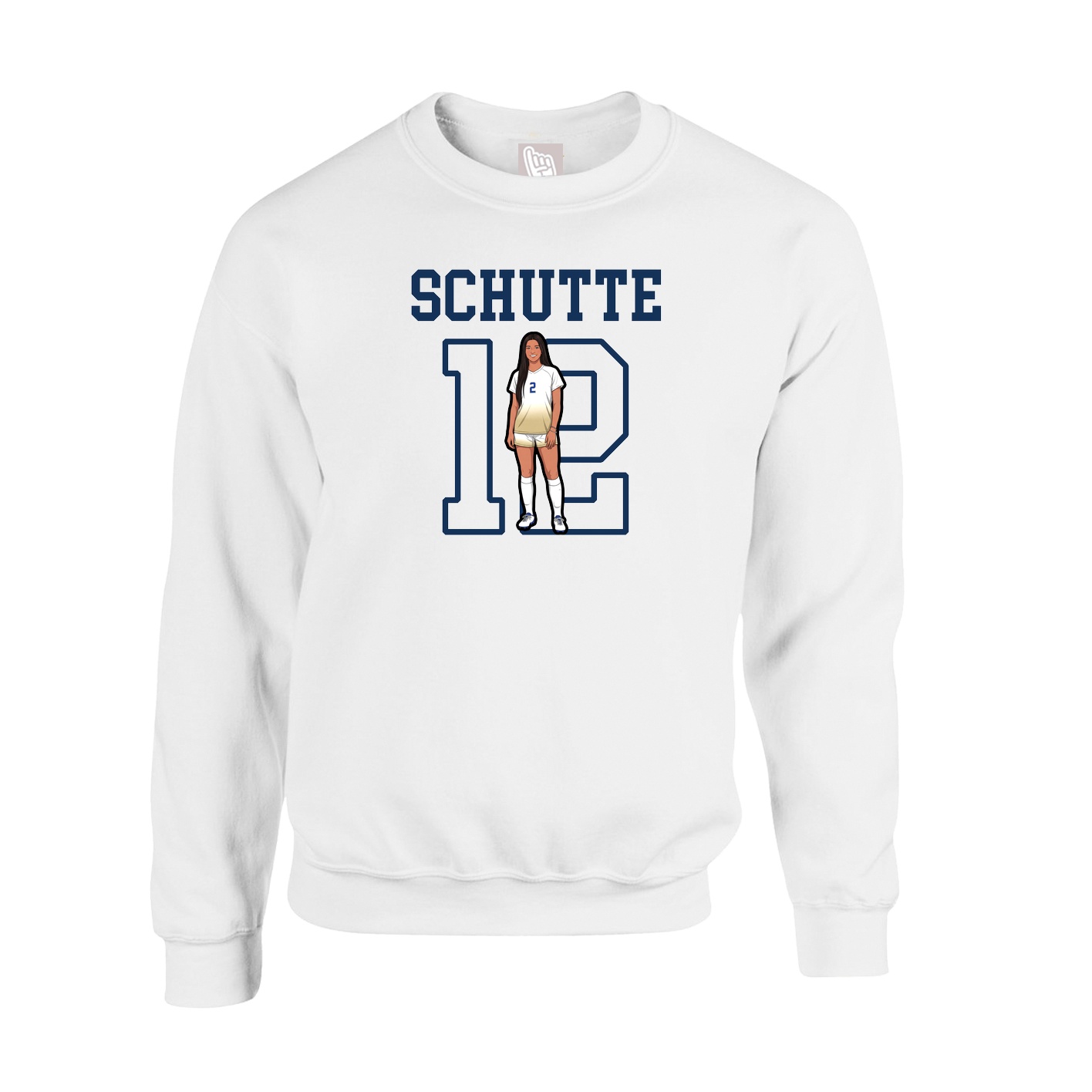 Fleece Crew — Shirsey in White
