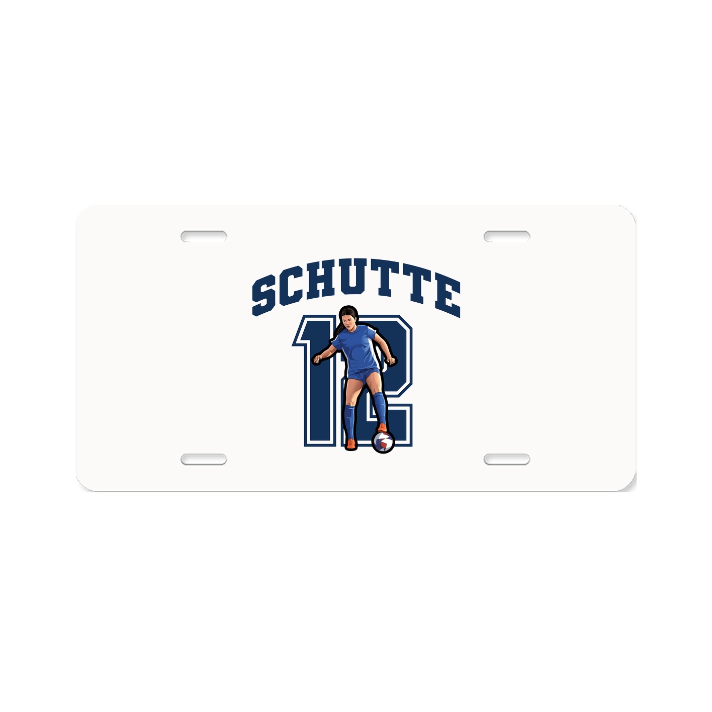 License Plate — Number in Classic