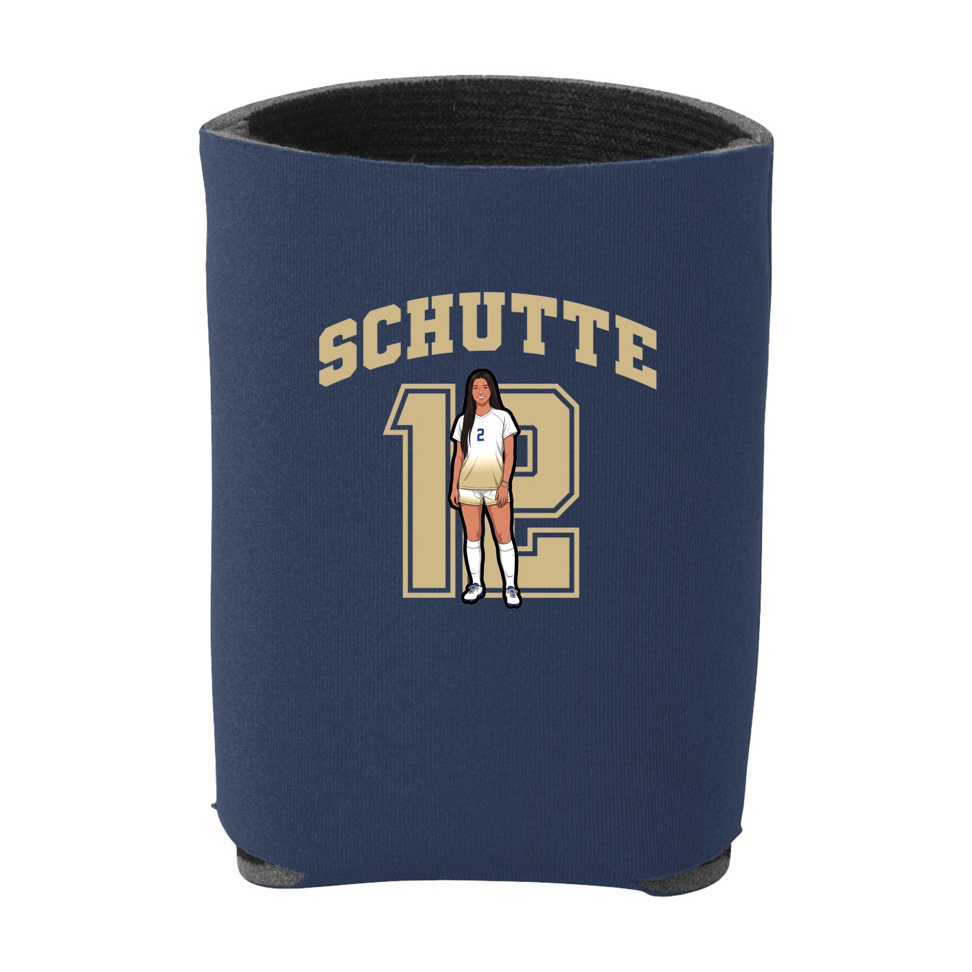 Can Holder — Number in Navy