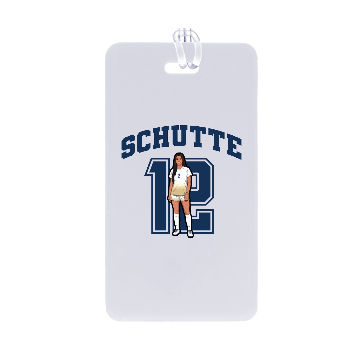 Bag Tag — Number in Classic