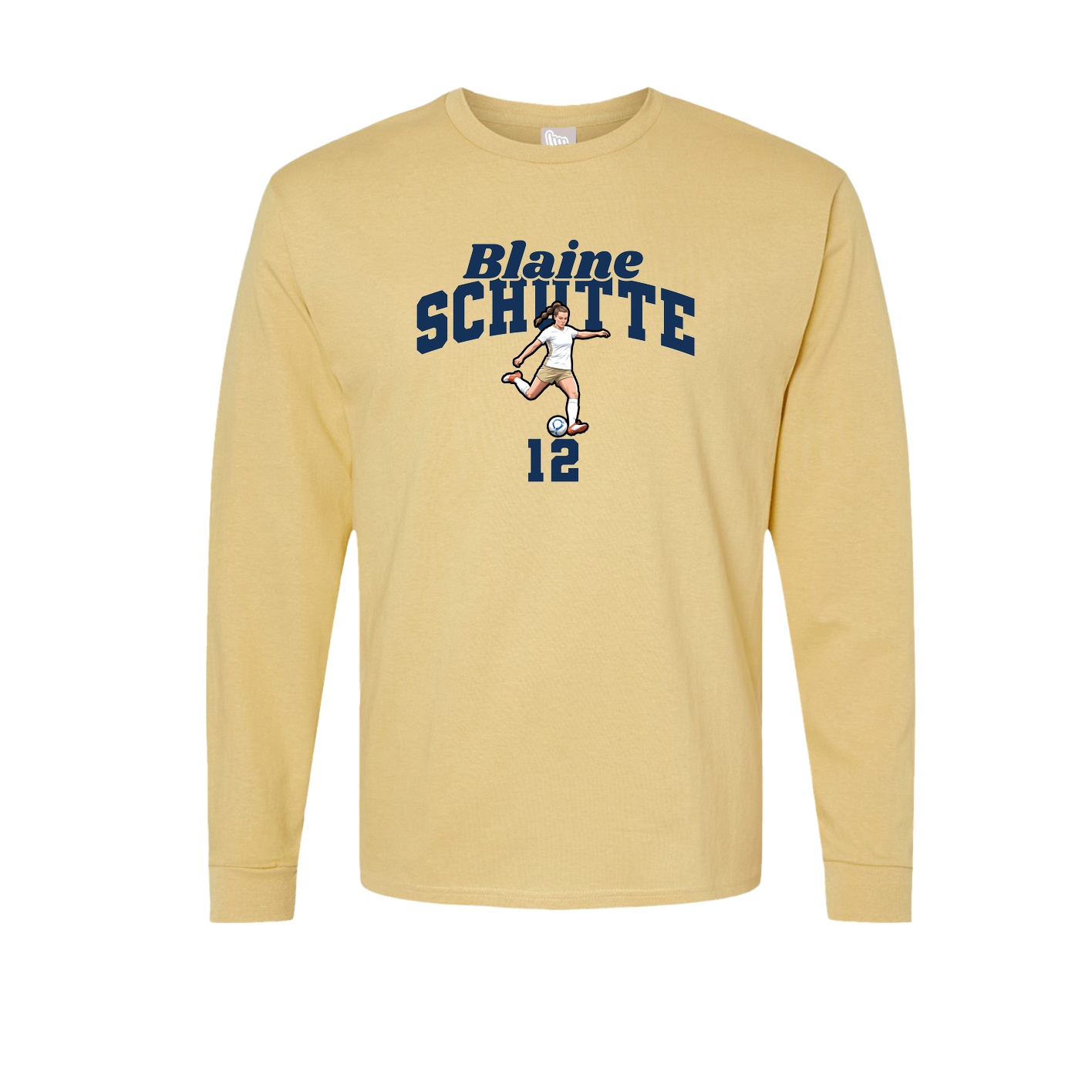 Long Sleeve Tee — Signature Arch in Vegas Gold