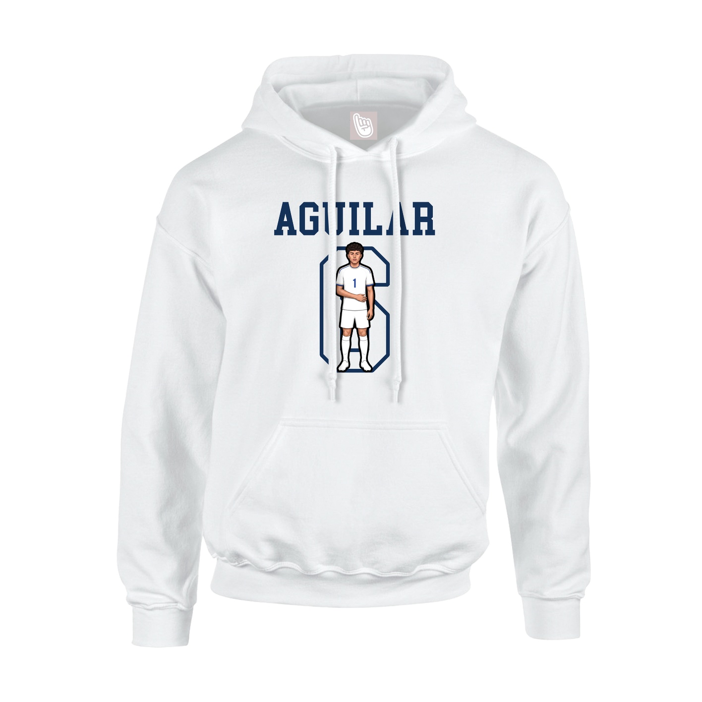 Hoodie — Shirsey in White