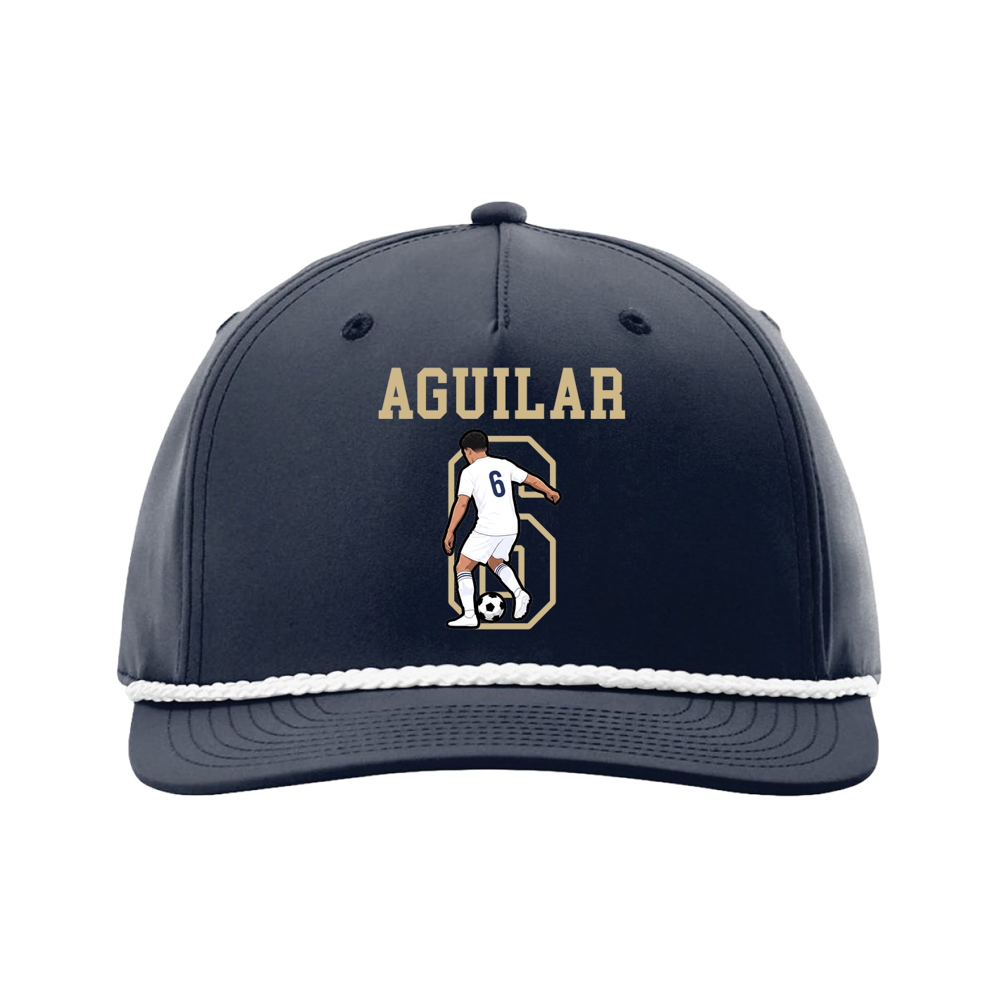 Five-Panel Classic Rope Cap — Shirsey in Navy