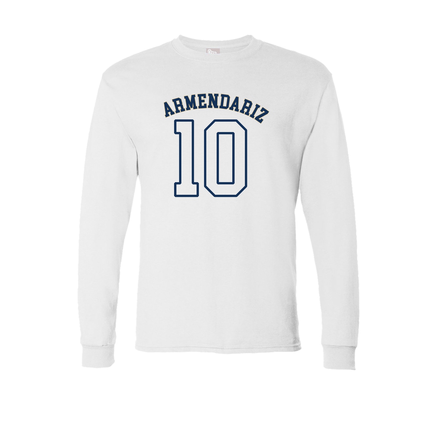 Long Sleeve Tee — Shirsey Arch in White