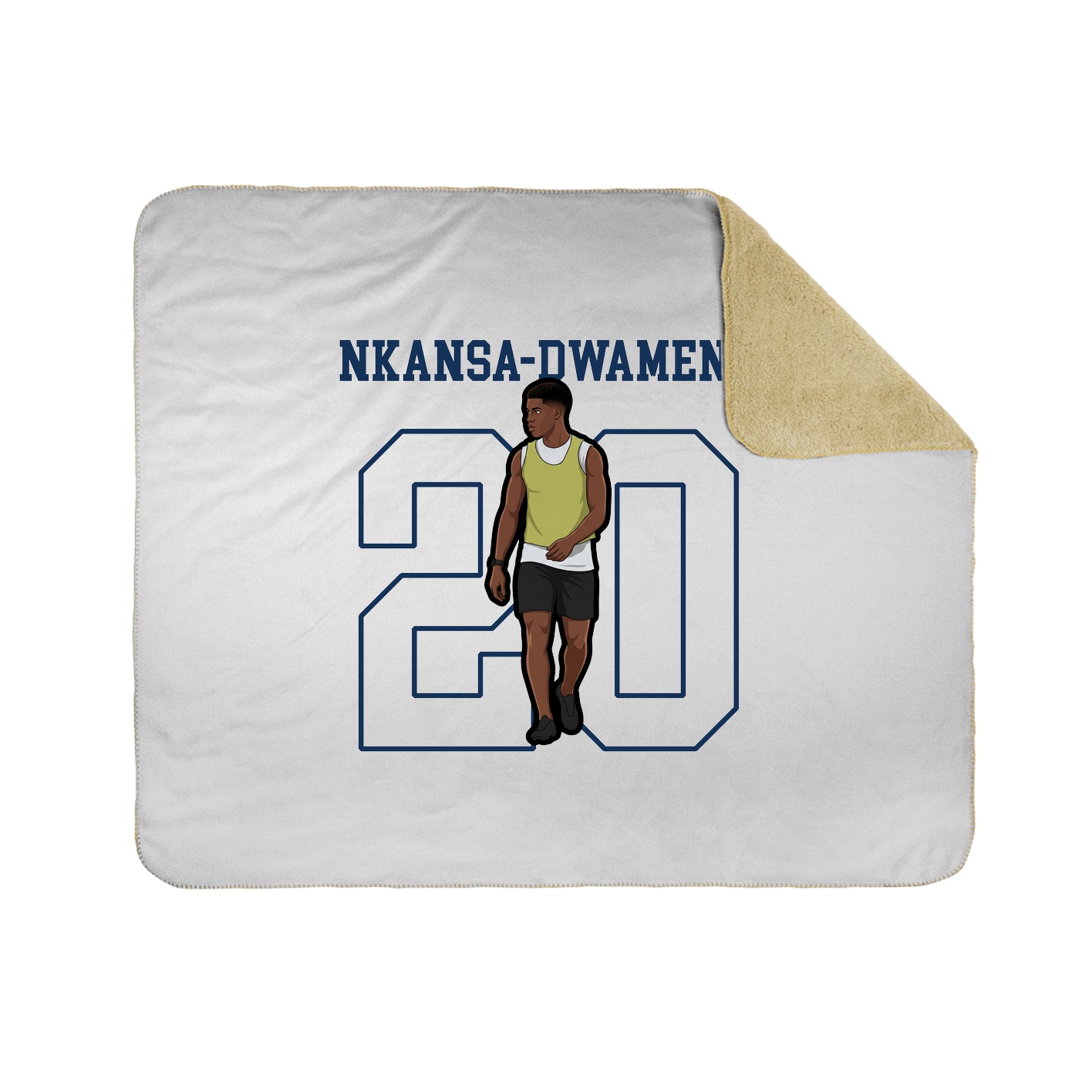 50x60 Sherpa Lined Throw Blanket
