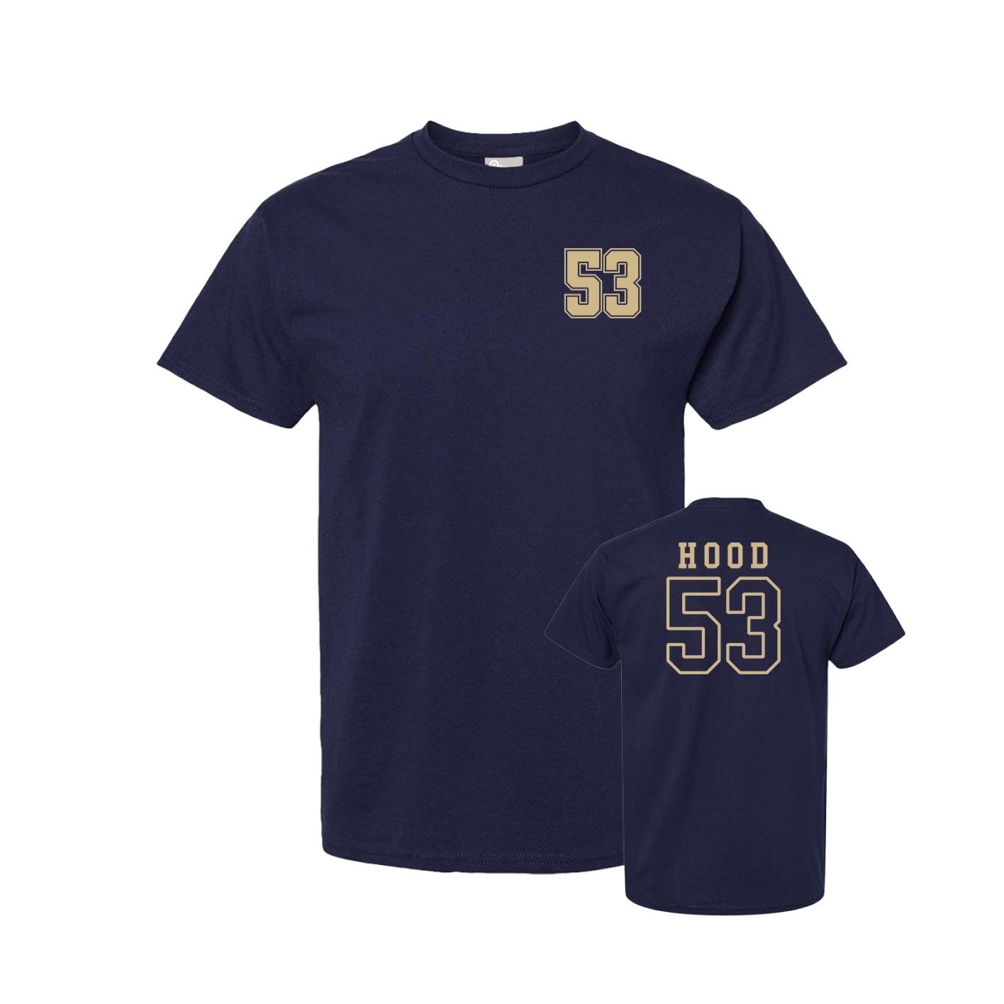 Youth Tee — Chest Back in Navy