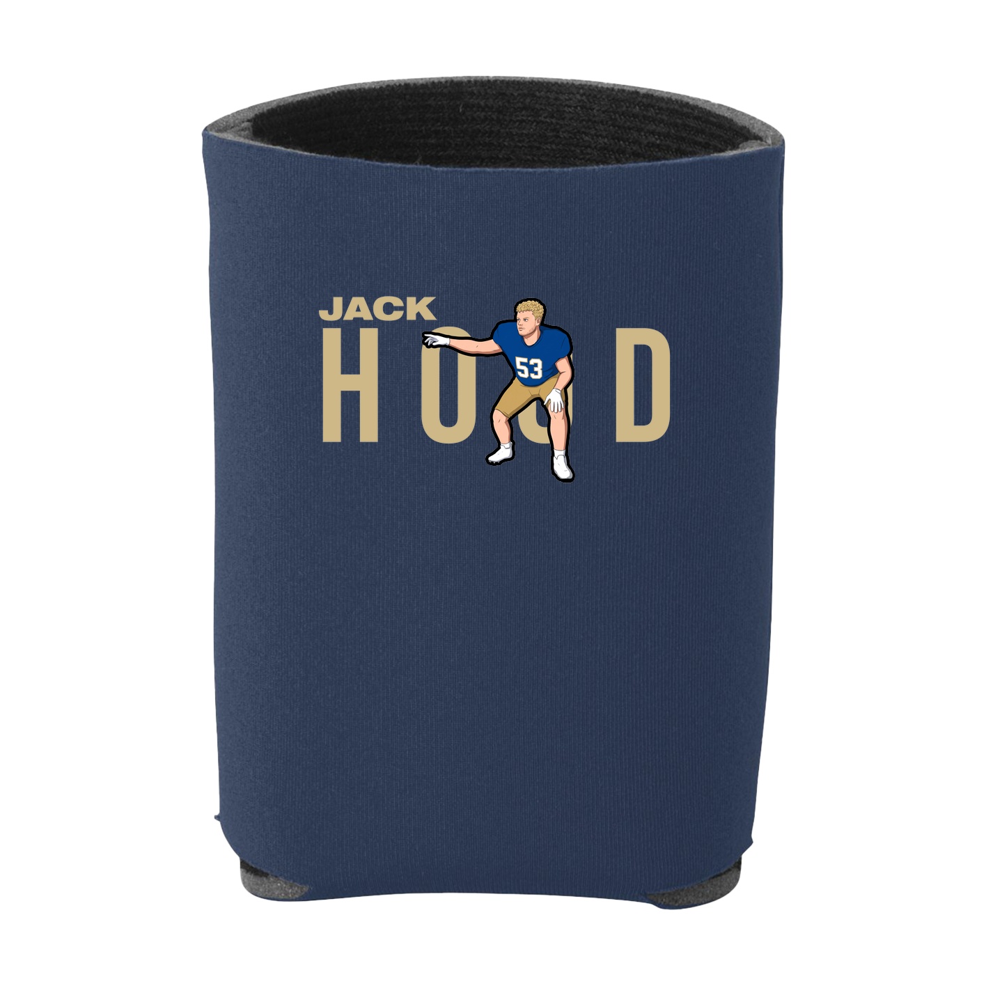 Can Holder — Player Name in Navy
