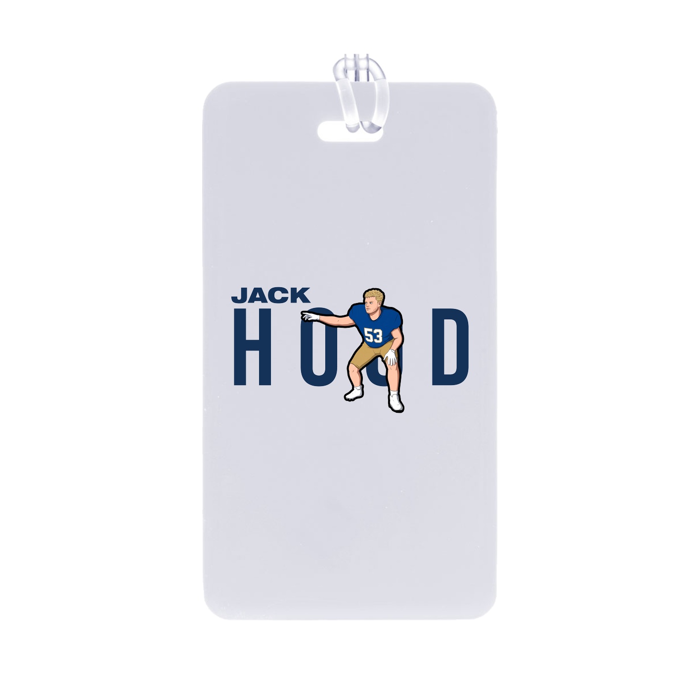 Bag Tag — Player Name in Classic