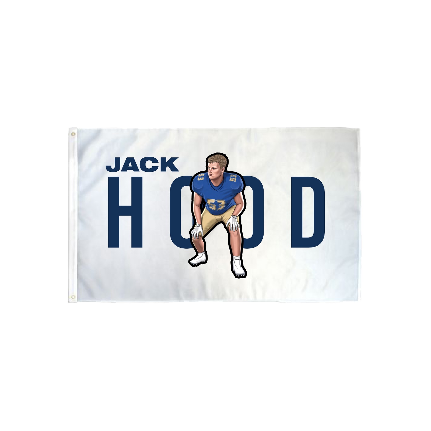 3x5 Flag — Player Name in Classic