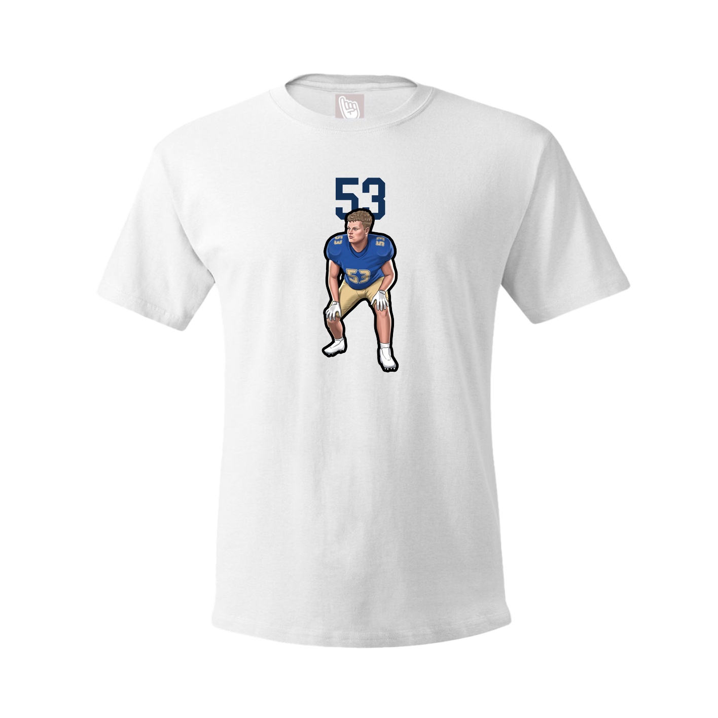 Tee — Number Top in White