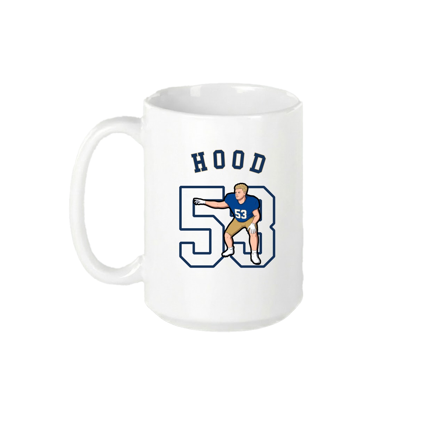 15oz Coffee Mug — Shirsey Arch in White