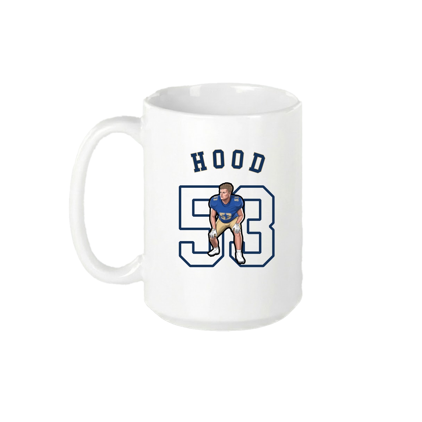 15oz Coffee Mug — Shirsey Arch in White