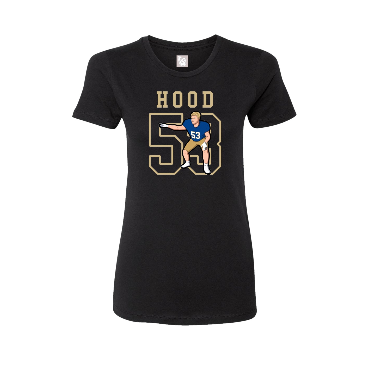 Fitted Women's Tee — Shirsey in Black